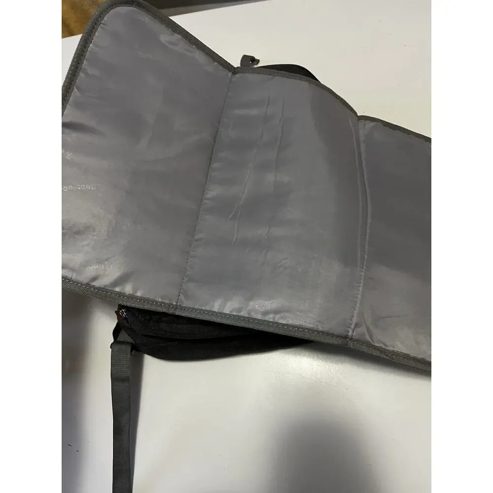 BabbleRoo Diaper Bag Backpack - Dark Gray Waterproof Travel Baby